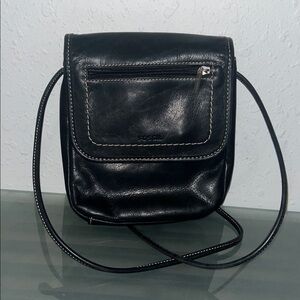 Fossil leather crossbody w/card compartments
